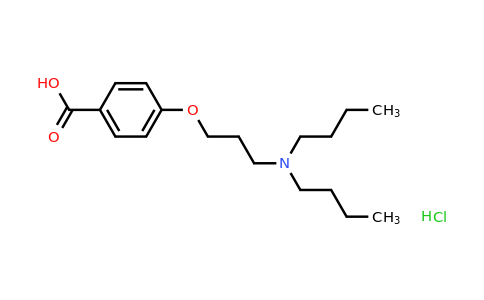 4-[3-(Dibutylamino)propoxy]benzoic acid hydrochloride