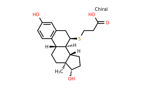 3-(((7R,8R,9S,13S,14S,17S)-3,17-Dihydroxy-13-methyl-7,8,9,11,12,13,14,15,16,17-decahydro-6H-cyclopenta[a]phenanthren-7-yl)thio)propanoic acid