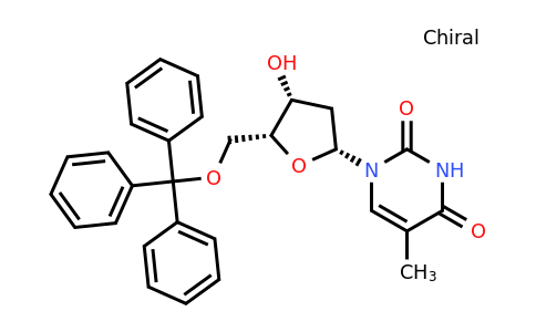 1-((2R,4R,5R)-4-Hydroxy-5-((trityloxy)methyl)tetrahydrofuran-2-yl)-5-methylpyrimidine-2,4(1H,3H)-dione