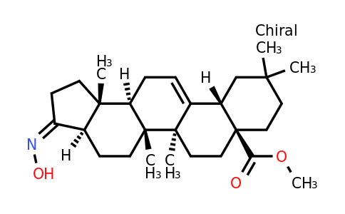 methyl (3aR,5aR,5bS,7aS,11aS,13aR,13bR,Z)-3-(hydroxyimino)-5a,5b,10,10,13b-pentamethyl-1,2,3,3a,4,5,5a,5b,6,7,8,9,10,11,11a,13,13a,13b-octadecahydro-7aH-cyclopenta[a]chrysene-7a-carboxylate