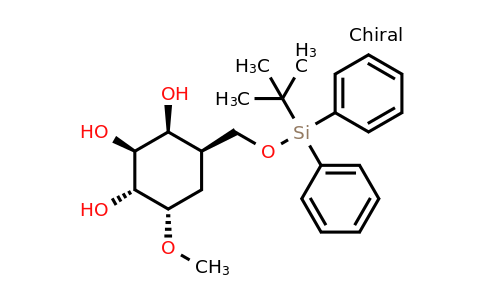 (1R,2S,3S,4R,6S)-4-(((tert-Butyldiphenylsilyl)oxy)methyl)-6-methoxycyclohexane-1,2,3-triol