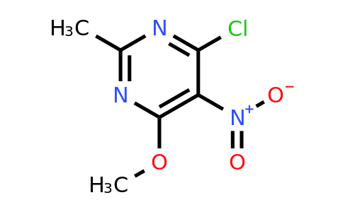 4-Chloro-6-methoxy-2-methyl-5-nitropyrimidine