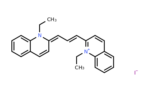 1-Ethyl-2-(3-(1-ethylquinolin-2(1h)-ylidene)prop-1-en-1-yl)quinolin-1-ium iodide