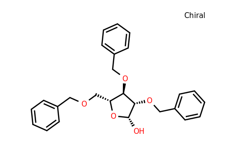 (2R,3S,4R,5R)-3,4-Bis(benzyloxy)-5-((benzyloxy)methyl)tetrahydrofuran-2-ol