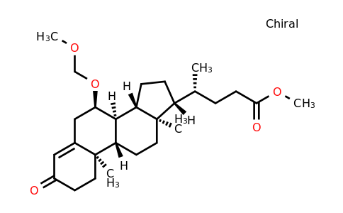 Methyl (R)-4-((7R,8S,9S,10R,13R,14S,17R)-7-(methoxymethoxy)-10,13-dimethyl-3-oxo-2,3,6,7,8,9,10,11,12,13,14,15,16,17-tetradecahydro-1H-cyclopenta[a]phenanthren-17-yl)pentanoate