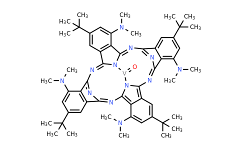 61114-01-0 | Vanadyl 3,10,17,24-tetra-tert-butyl-1,8,15,22-tetrakis(dimethylamino)-29H,31H-phthalocyanine