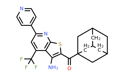 625377-73-3 | Adamantan-1-yl(3-amino-6-(pyridin-4-yl)-4-(trifluoromethyl)thieno[2,3-b]pyridin-2-yl)methanone