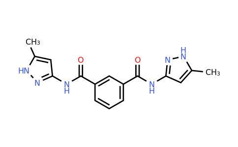 625386-01-8 | N1,N3-Bis(5-methyl-1H-pyrazol-3-yl)isophthalamide