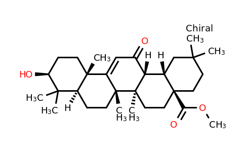 Methyl (4aS,6aR,6bS,8aR,10S,12aS,14aR,14bS)-10-hydroxy-2,2,6a,6b,9,9,12a-heptamethyl-14-oxo-1,3,4,5,6,6a,6b,7,8,8a,9,10,11,12,12a,14,14a,14b-octadecahydropicene-4a(2H)-carboxylate