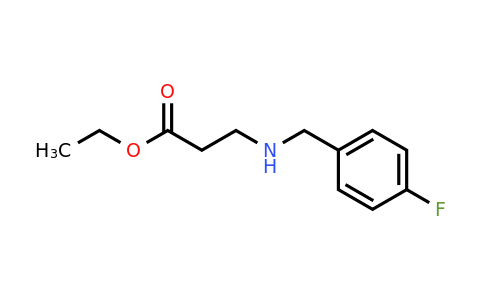 656814-78-7 | Ethyl 3-{[(4-fluorophenyl)methyl]amino}propanoate