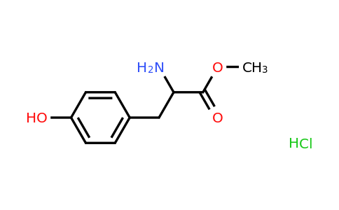 68697-61-0 | 2-Amino-3-(4-hydroxyphenyl)propionic acid methyl ester hydrochloride