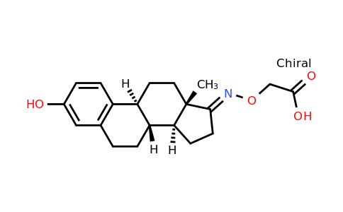 2-((((8R,9S,13S,14S,E)-3-Hydroxy-13-methyl-6,7,8,9,11,12,13,14,15,16-decahydro-17H-cyclopenta[a]phenanthren-17-ylidene)amino)oxy)acetic acid