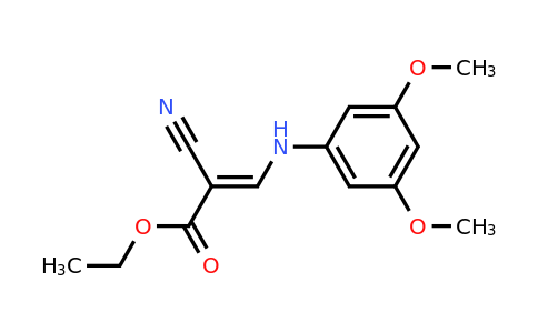 712307-63-6 | Ethyl 2-cyano-3-[(3,5-dimethoxyphenyl)amino]prop-2-enoate