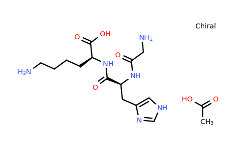 (S)-6-Amino-2-((S)-2-(2-aminoacetamido)-3-(1H-imidazol-4-yl)propanamido)hexanoic acid compound with acetic acid (1:1)