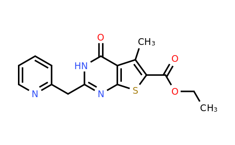 731778-58-8 | Ethyl 1,4-dihydro-5-methyl-4-oxo-2-(2-pyridinylmethyl)thieno[2,3-d]pyrimidine-6-carboxylate