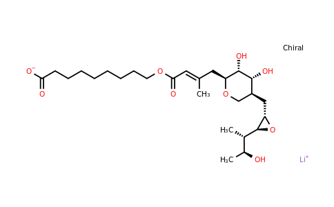 73346-79-9 | Lithium 9-(((E)-4-((2S,3R,4R,5S)-3,4-dihydroxy-5-(((2S,3S)-3-((2S,3S)-3-hydroxybutan-2-yl)oxiran-2-yl)methyl)tetrahydro-2H-pyran-2-yl)-3-methylbut-2-enoyl)oxy)nonanoate