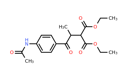 81937-39-5 | Diethyl 2-(1-(4-acetamidophenyl)-1-oxopropan-2-yl)malonate