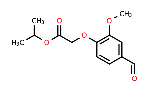 824946-13-6 | Isopropyl 2-(4-formyl-2-methoxyphenoxy)acetate