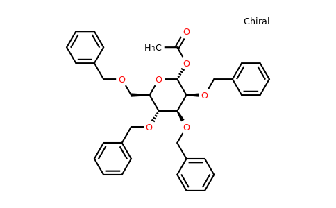 (2R,3S,4S,5R,6R)-3,4,5-tris(Benzyloxy)-6-((benzyloxy)methyl)tetrahydro-2H-pyran-2-yl acetate