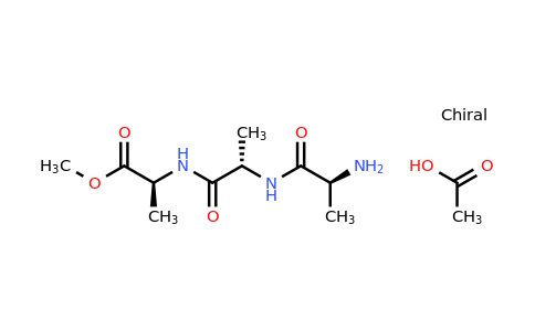 (S)-Methyl 2-((S)-2-((S)-2-aminopropanamido)propanamido)propanoate acetate