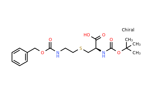 85003-76-5 | S-(2-(((benzyloxy)carbonyl)amino)ethyl)-N-(tert-butoxycarbonyl)-L-cysteine