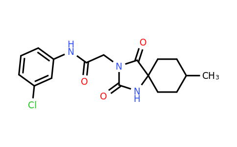 850301-90-5 | n-(3-Chlorophenyl)-2-(8-methyl-2,4-dioxo-1,3-diazaspiro[4.5]decan-3-yl)acetamide