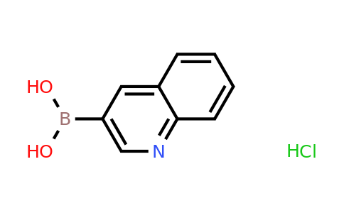 850568-71-7 | Quinolin-3-ylboronic acid hydrochloride