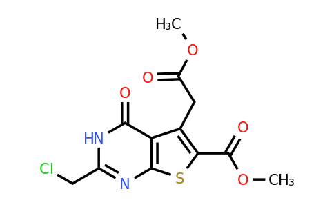 854357-39-4 | Methyl 2-(chloromethyl)-5-(2-methoxy-2-oxoethyl)-4-oxo-3h,4h-thieno[2,3-d]pyrimidine-6-carboxylate