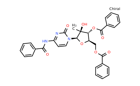 (2R,3R,4S,5R)-5-(4-benzamido-2-oxopyrimidin-1(2H)-yl)-2-((benzoyloxy)methyl)-4-hydroxy-4-methyltetrahydrofuran-3-yl benzoate