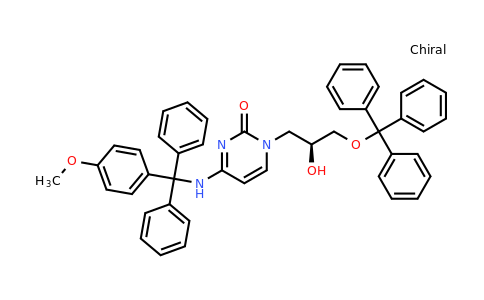 (S)-1-(2-hydroxy-3-(trityloxy)propyl)-4-(((4-methoxyphenyl)diphenylmethyl)amino)pyrimidin-2(1H)-one