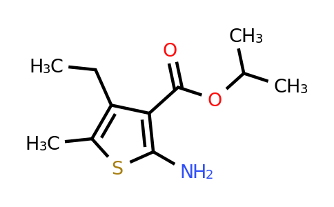 869946-98-5 | Isopropyl 2-amino-4-ethyl-5-methylthiophene-3-carboxylate