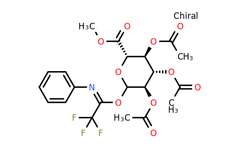 869996-05-4 | methyl (2S,3S,4S,5R)-3,4,5-triacetyloxy-6-[N-phenyl-C-(trifluoromethyl)carbonimidoyl]oxyoxane-2-carboxylate