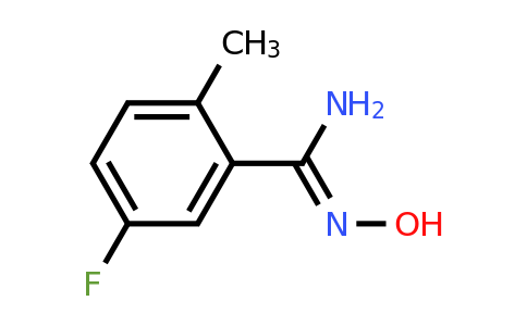 872362-79-3 | 5-Fluoro-n'-hydroxy-2-methylbenzimidamide