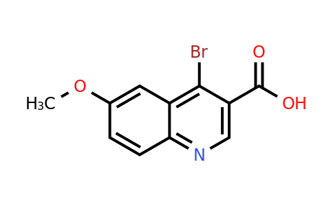 4-Bromo-6-methoxyquinoline-3-carboxylic acid