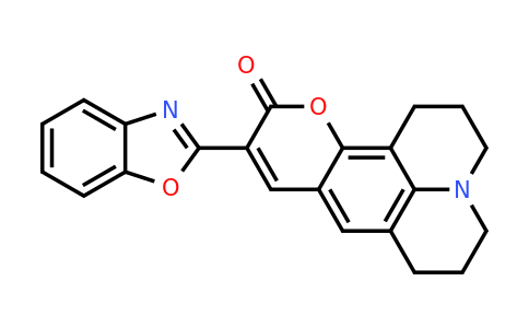 10-(Benzo[d]oxazol-2-yl)-2,3,6,7-tetrahydro-1H-pyrano[2,3-f]pyrido[3,2,1-ij]quinolin-11(5H)-one