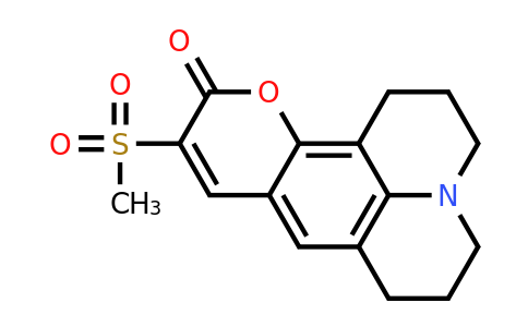 10-(Methylsulfonyl)-2,3,6,7-tetrahydro-1H-pyrano[2,3-f]pyrido[3,2,1-ij]quinolin-11(5H)-one