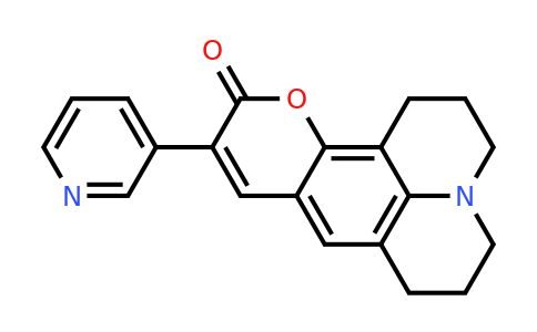 10-(Pyridin-3-yl)-2,3,6,7-tetrahydro-1H-pyrano[2,3-f]pyrido[3,2,1-ij]quinolin-11(5H)-one