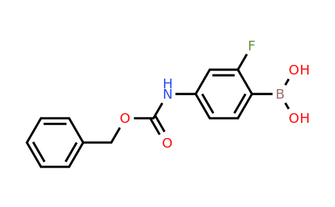 874290-59-2 | (4-(((Benzyloxy)carbonyl)amino)-2-fluorophenyl)boronic acid