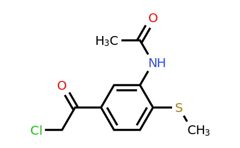 874623-14-0 | n-[5-(2-chloroacetyl)-2-(methylsulfanyl)phenyl]acetamide