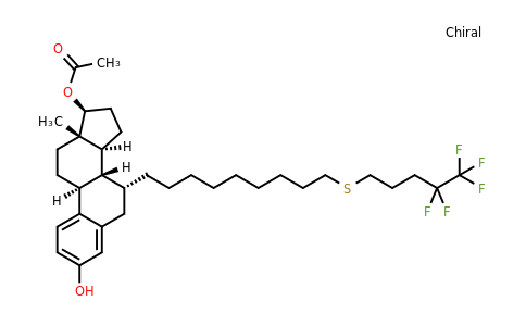 (7a,17b)-7-(9-((4,4,5,5,5-Pentafluoropentyl)thio)nonyl)-estra-1,3,5(10)-triene-3,17-diol 17-acetate