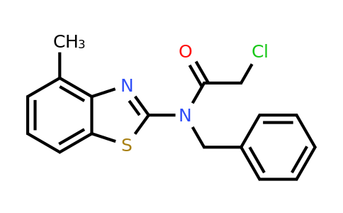 879319-46-7 | n-Benzyl-2-chloro-n-(4-methyl-1,3-benzothiazol-2-yl)acetamide