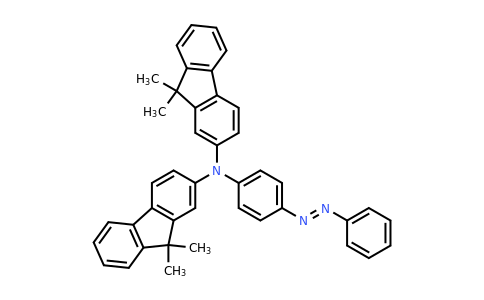 (E)-N-(9,9-Dimethyl-9H-fluoren-2-yl)-9,9-dimethyl-N-(4-(phenyldiazenyl)phenyl)-9H-fluoren-2-amine