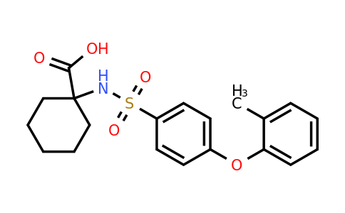 885268-80-4 | 1-((4-(O-tolyloxy)phenyl)sulfonamido)cyclohexane-1-carboxylic acid