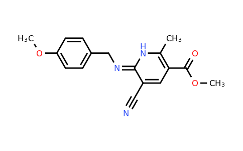 890094-30-1 | Methyl 5-cyano-6-((4-methoxybenzyl)imino)-2-methyl-1,6-dihydropyridine-3-carboxylate