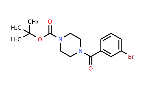 890153-34-1 | tert-Butyl 4-(3-bromobenzoyl)piperazine-1-carboxylate