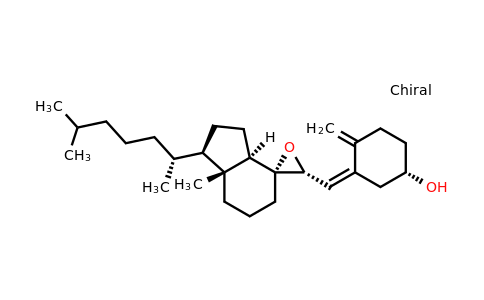 (S,Z)-3-(((1R,3aR,3'R,4R,7aR)-7a-Methyl-1-((R)-6-methylheptan-2-yl)octahydrospiro[indene-4,2'-oxiran]-3'-yl)methylene)-4-methylenecyclohexan-1-ol