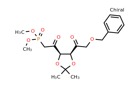 dimethyl 2-((4R,5S)-5-(2-(benzyloxy)acetyl)-2,2-dimethyl-1,3-dioxolan-4-yl)-2-oxoethylphosphonate