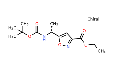 893444-15-0 | ethyl (R)-5-(1-((tert-butoxycarbonyl)amino)ethyl)isoxazole-3-carboxylate