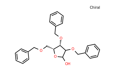 (2S,3R,4R,5R)-3,4-Bis(benzyloxy)-5-((benzyloxy)methyl)tetrahydrofuran-2-ol