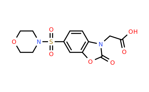 899708-44-2 | 2-(6-(Morpholinosulfonyl)-2-oxobenzo[d]oxazol-3(2H)-yl)acetic acid